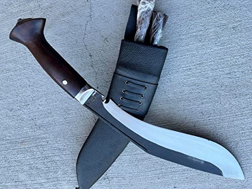 Kukri Supplier - 11″ Traditional Farmer Daily Work Rust Free Khukuri - Hand Forged Full Tang Sharpen Blade - EGKH Factory Outlet in Nepal - High Carbon Steel Knives