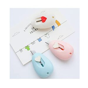 Mini Utility Knife Diy Small Paper Cutting Paper Knife Wallpaper Knife Stationery Shop Open Box Knife (water drop)