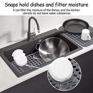 Silicone Sink Protectors for Kitchen,Silicone sink mats for bottom of kitchen sink,for Bottom of Kitchen Farmhouse Stainless Steel Porcelain Sink