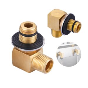 2pcs installation kit commercial faucet, iviga wall mounting faucets installation kit replacement 1/2" npt, back splash mount set connector adapter for stainless steel commercial prep & utility sink