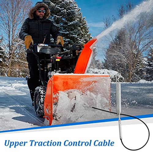 IDEASURE 06900438 Auger & Upper Traction Cable Compatible with Ariens Compact 20 24, Classic 24 E, Compact Track 24, SNO-Tek 24, SNO-Tek 28 120V Snow Blowers