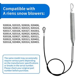 IDEASURE 06900438 Auger & Upper Traction Cable Compatible with Ariens Compact 20 24, Classic 24 E, Compact Track 24, SNO-Tek 24, SNO-Tek 28 120V Snow Blowers