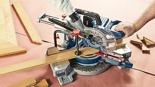 BOSCH GCM18V-07SN14 PROFACTOR™ 18V 7-1/4 In. Single-Bevel Slide Miter Saw Kit with (1) CORE18V 8 Ah High Power Battery