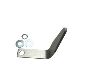 zeluga zl165 3/8in. l-shaped large rafter hook for nail guns with 3/8in. npt air fitting with teeth washer and flat washers