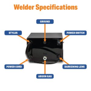 Permanent Jewelry Welder by Sunstone Welders, Orion mPulse 30 with basic ADL, Pulse Arc Permanent Jewelry Welder with Touch Screen Interface