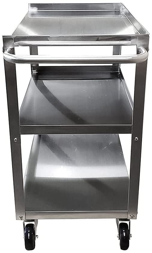 Commercial Stainless Steel 3 Shelf Utility Kitchen Metal Cart 28"X18"X33"