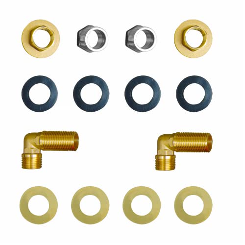 ZHYICH Installation Kit for Wall Mount Faucet, Kitchen Faucet Mounting Adapter Set, Backsplash Mount Set for Commercial Kitchen Prep & Utility Sink