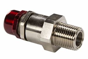 explosion proof cable gland - 1/2" npt - nickel plated brass - atex rated n4x - 0.122-0.343" cable