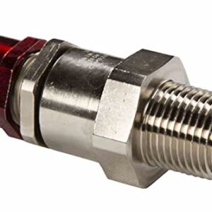 Explosion Proof Cable Gland - 1/2" NPT - Nickel Plated Brass - ATEX Rated N4X - 0.122-0.343" Cable