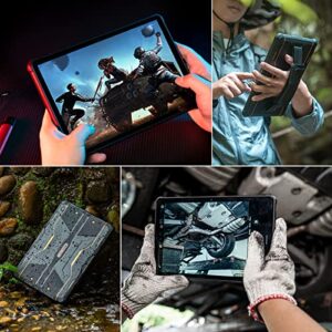OUKITEL 10in Tablet Android12 20000mAh RT2 Rugged Tablet 8GB+128GB 1TB Tablet, Waterproof Tablet 4G LTE Dual SIM+5G WiFi Smart Tablet 16MP+16MP Camera 33W Fast Charging/IP68/IP69K/OTG/T-Mobile