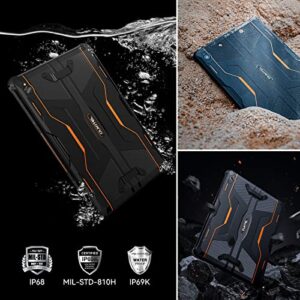 OUKITEL 10in Tablet Android12 20000mAh RT2 Rugged Tablet 8GB+128GB 1TB Tablet, Waterproof Tablet 4G LTE Dual SIM+5G WiFi Smart Tablet 16MP+16MP Camera 33W Fast Charging/IP68/IP69K/OTG/T-Mobile