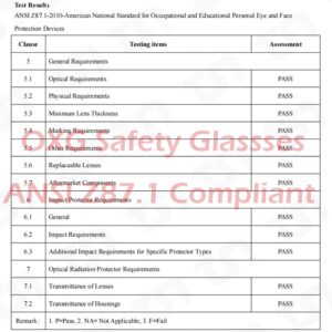 OXG Anti Fog Safety Glasses, ANSI Z87.1 Certified Over Prescription Glasses Safety Goggles UV Protection Impact Resistant Eyewear Protective