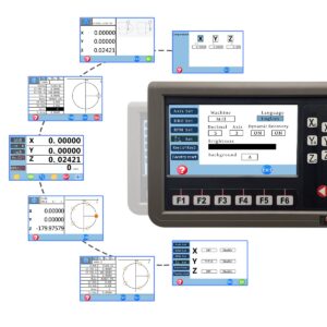 3 Axis DRO Digital Readout Magnetic Scale DRO Display Kit CNC Milling Lathe,DIY Travel Length