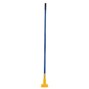 Matthew Cleaning Commercial Quick-Change Iron Mop Handle for Floor Cleaning Heavy Duty Mop Stick Replacement 60inch Jaw Clamp-Style Wet Mop Handle 6 Packs