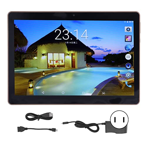 Smart Tablet, 5500mAh Flash Touch Screen Tablet HD IPS Screen for Study US Plug