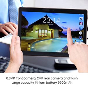 Smart Tablet, 5500mAh Flash Touch Screen Tablet HD IPS Screen for Study US Plug