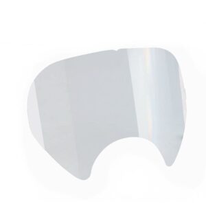 40 pack peel off lens cover compatible for 3m 6885, 6000, 6700, 6800, 6900 series face shield cover