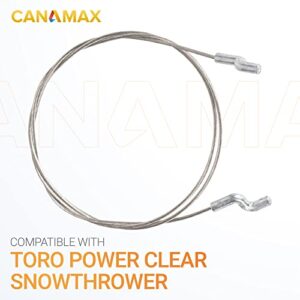 Canamax Premium 117-9145 Clutch Drive Cable - Compatible with Toro Power Clear Snowthrower - Replaces 1179145