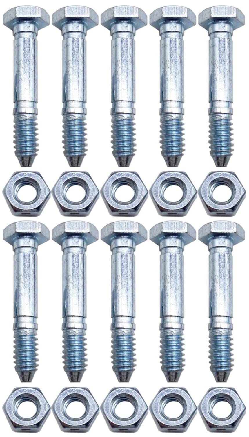 RTPOWER for 53200500 Snow Blower Shear Bolt 10 Pack Replaces 510016