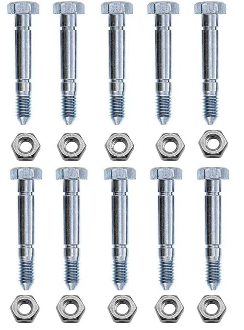 RTPOWER for 53200500 Snow Blower Shear Bolt 10 Pack Replaces 510016