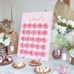 personalized donut wall stand, wooden donut wall mount, donut stand, donut board, wedding decor, rustic donut display, treat yourself