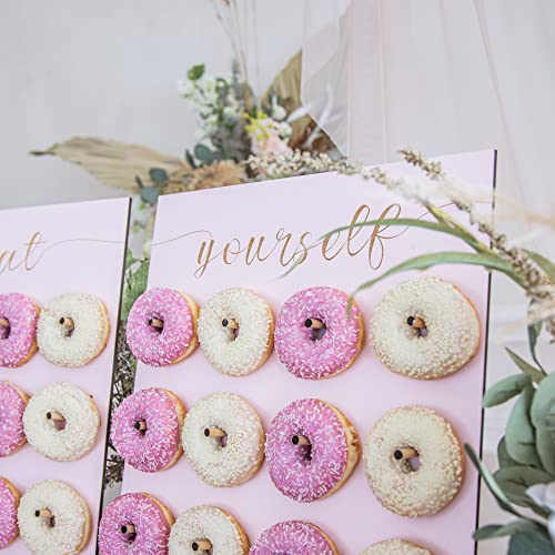 Personalized Donut Wall Stand, Wooden Donut Wall Mount, Donut Stand, Donut Board, Wedding Decor, Rustic Donut Display, Treat Yourself