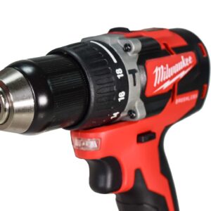 Milwaukee 2802-20 M18 18V 1/2" Compact Cordless Brushless Hammer Drill/Driver