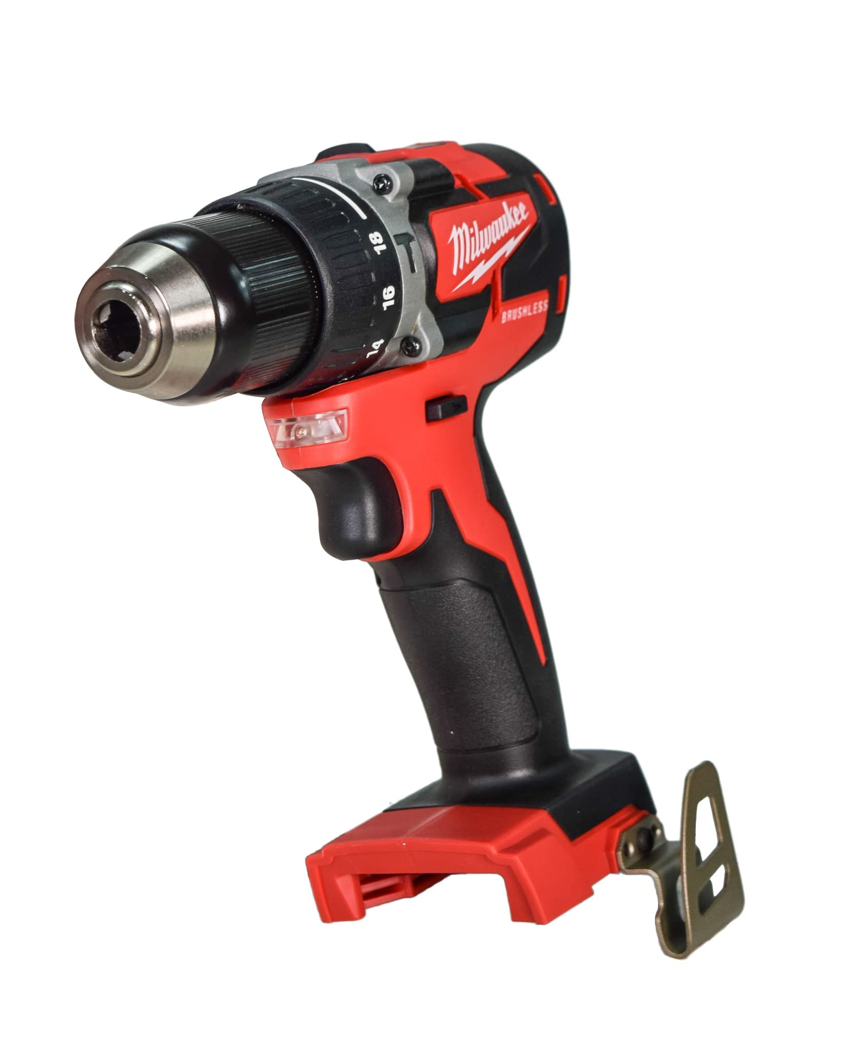 Milwaukee 2802-20 M18 18V 1/2" Compact Cordless Brushless Hammer Drill/Driver