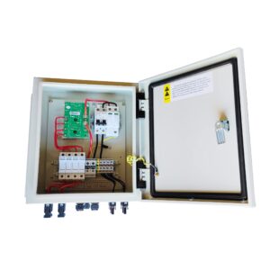 Hysolis Solar PV Combiner Box 4/6 String with 63A Breakers, 16A String fuses, Anti Reverse Current Module, SPD IP65 Rated (6 String)