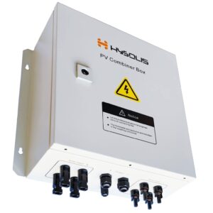 Hysolis Solar PV Combiner Box 4/6 String with 63A Breakers, 16A String fuses, Anti Reverse Current Module, SPD IP65 Rated (6 String)