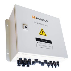 Hysolis Solar PV Combiner Box 4/6 String with 63A Breakers, 16A String fuses, Anti Reverse Current Module, SPD IP65 Rated (6 String)