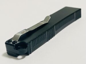 mini rzrtech spring assist pocket knife (black w/pocket clip)