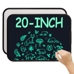 20 inch lcd writing tablet teen boy girl gifts ideas, easter birthday gifts for kids, drawing board educational toys for 6 4 5 3 year old boys, home school and office message memo board
