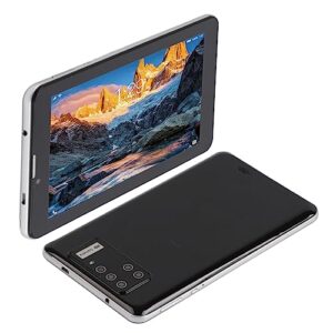 pusokei 7 inch android tablet, octa core processor, 4gb ram 32gb rom,hd ips touch screen, 5mp camera, dual sim slot, bluetooth 5.0, dual band wifi, 6000mah battery(black)