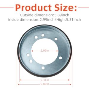 Ximoon 04743700 Friction Wheel Snow Blower Drive Disc for Ariens Parts - 00300300 00170800 04743700 741316 AM122115 158458 7010765