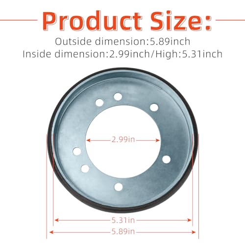 Ximoon 04743700 Friction Wheel Snow Blower Drive Disc for Ariens Parts - 00300300 00170800 04743700 741316 AM122115 158458 7010765