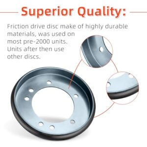 Ximoon 04743700 Friction Wheel Snow Blower Drive Disc for Ariens Parts - 00300300 00170800 04743700 741316 AM122115 158458 7010765