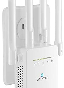 【2022 WiFi Extender】 WiFi Range Extender Signal Booster up to 9000sq.ft & 45 Devices, Internet Wi-Fi Booster and Signal Amplifier for Home, Long Range Wireless Repeater with Ethernet Port, Easy Setup