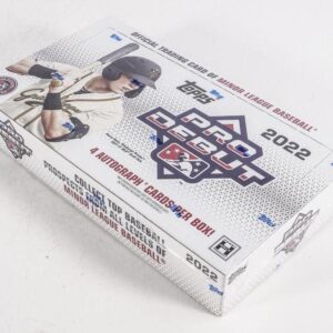 2022 Topps Pro Debut Baseball Hobby Box (24 Packs/8 Cards: 4 Autos)