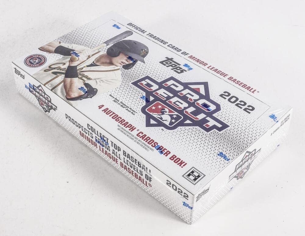 2022 Topps Pro Debut Baseball Hobby Box (24 Packs/8 Cards: 4 Autos)