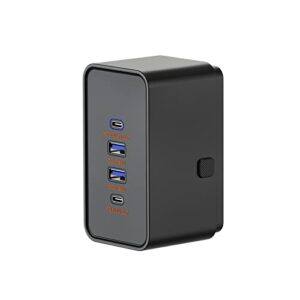 runhood 256w dc connector with 2×pd 100w and 2×qc 28w outlets for runhood energy bar