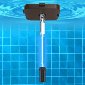 pool cleaner submersible uv sterilizer light remove green instead of shock chlorinating sanitizer as swimming pool accessories to keep pool clean and blue