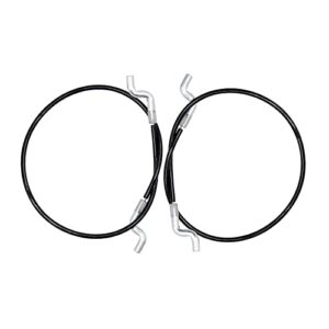 yhoparts 1501124ma snow blower auger clutch cable for murray sears craftsman snowblowers 762259ma 762259 (2-pack)