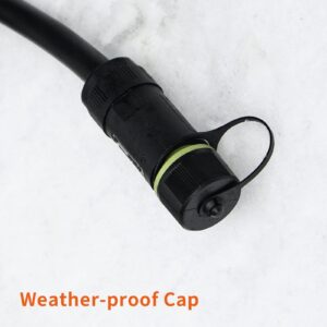 AUTOMATTERS Commercial Grade Snow Melting Mat Power Plug, UL Listed, 11FT Long, 16/3AWG, 125V, 15AMP, SJTW PVC Jacket