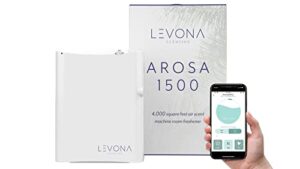 levona scent arosa: 4000 sqft hvac diffuser - whole house air freshener - scent air for office, hotel & home scent diffuser - fragrance hvac scent diffuser + app control (scent sold separately)