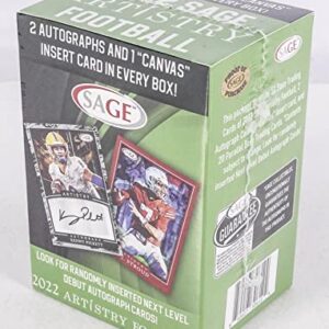 2022 Sage Artistry Football Blaster Box