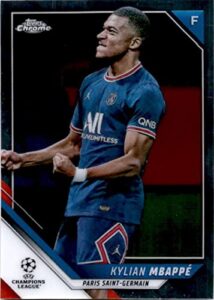 2021-22 topps chrome uefa champions league #1 kylian mbappe paris saint-germain