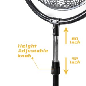 HiCFM PEDESTAL FAN SERIES (30" Misting Oscillating Pedestal Fan)