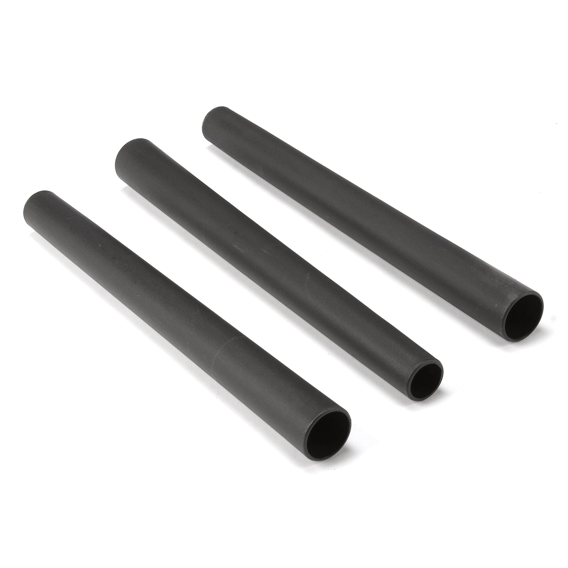 Shop-Vac 9061400 1.25 Inch Diameter Extension Wands, Polypropylene Construction, Black, (3 Pack) & SHOP-VAC 9062100 10" Wet Dry Nozzle Black