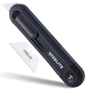 steelite auto-retractable box cutter ceramic utility knifes safe unboxing kinves cartons cardboard cutter suitable for office and home right-handed